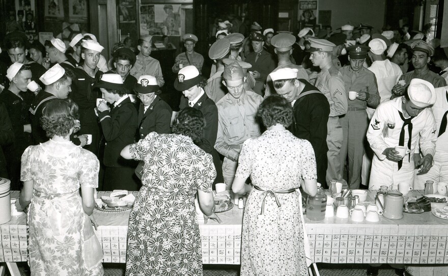 Service members of all ranks and branches of the military were welcome at the North Platte Canteen.