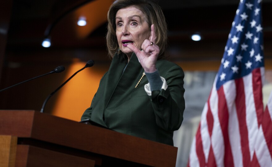 Speaker of the House Nancy Pelosi of Calif., says the America COMPETES Act meets the challenges of the 21st century.