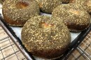 Marigold Bagels makes a specialty bagel with za'atar and it is often the first to sell out. Dec. 14, 2024