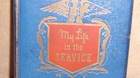 This diary belonged to a WWII pilot who died in the war. The son of his wartime friend recovered the diary and now wants to return it to the pilot’s family.