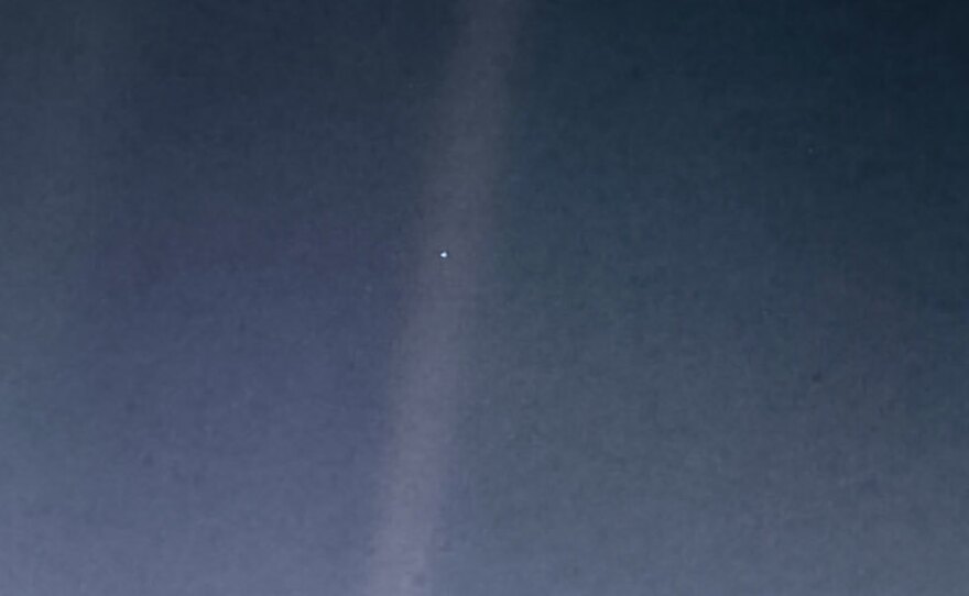 Voyager 1, which took this famous image of Earth as a "pale blue dot," offered a new perspective on our home planet.