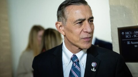 U.S. Rep. Darrell Issa walks through the U.S. Capitol, in Washington, D.C. on Jan. 17, 2024.
