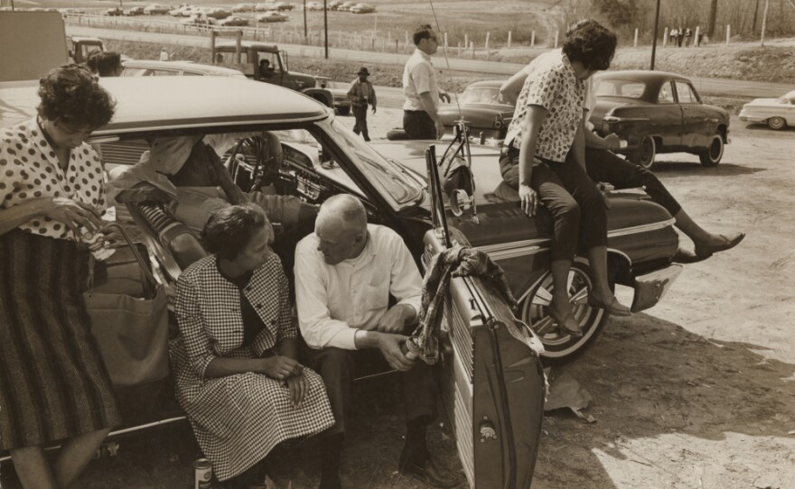 Richard and Mildred Loving celebrate Richard's winning race, in Sumerduck, Va.