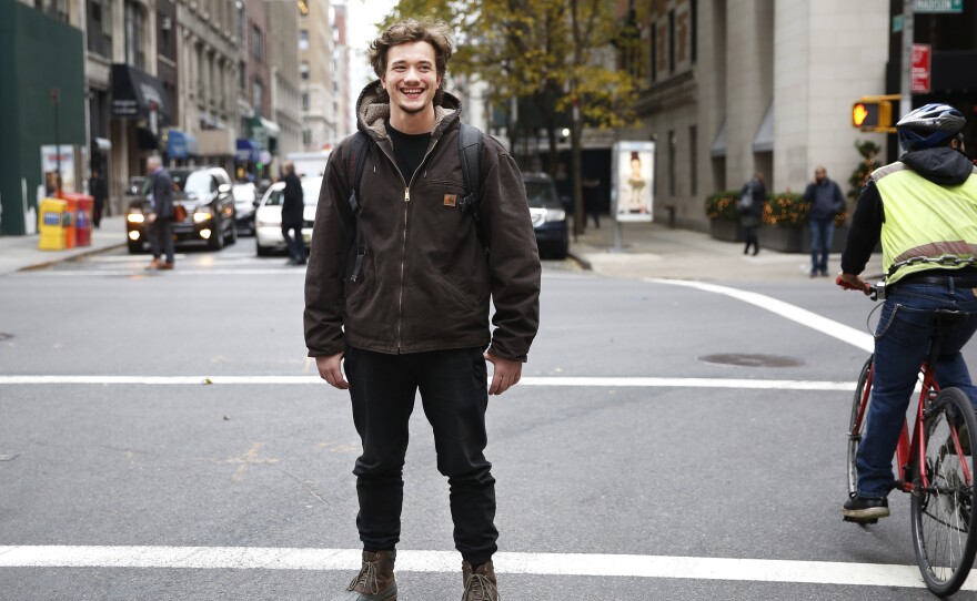 After three years at community college, Jake Meile is following his dream of being an actor to the American Academy of Dramatic Arts in New York City.