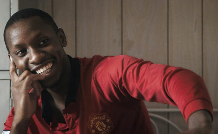 Paul, a migrant from Kenya, featured in "The Workers Cup."