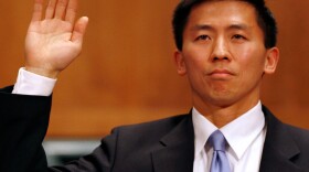Republicans mounted a successful filibuster Thursday against judicial nominee Goodwin Liu, shown at a Senate Judiciary Committee hearing in April 2010.