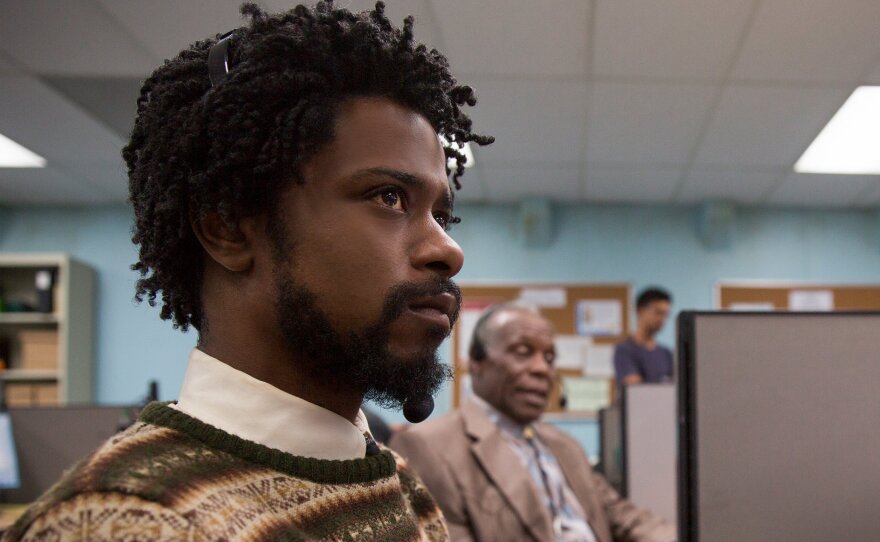 LaKeith Stanfield stars as Cassius Green in Boots Riley's feature film writing/directing debut "Sorry to Bother You" (2018).