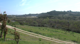 The site of the Quarry Creek development in Carlsbad. It is beside Highway 78, yet still retains its rural character. It is the site of early settlers in the region, including a Mexican land grant.   February, 2013