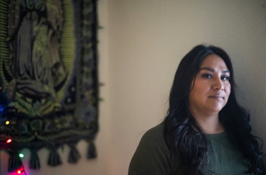 Ivonne Sonato-Vega at her home in Santa Rosa.