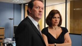 Kevin Whately as DI Lewis and Rebecca Front as Innocent in "The Gift Of Promise."