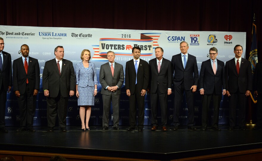 There are just so many GOP presidential candidates...can we really tell who leads whom right now?