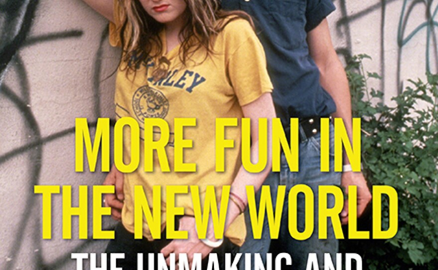 A photo of the cover of John Doe's second book, "More Fun in the New World," published in 2019.