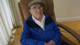 97-year-old Holocaust survivor Ben Stern at his home in Berkeley in this undated photo. 