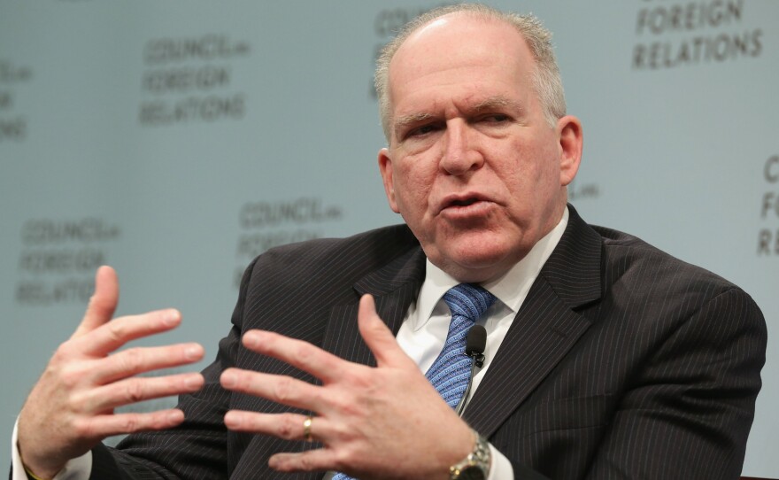 Central Intelligence Agency Director John Brennan takes questions after addressing the Council on Foreign Relations on March 11. The CIA has proposed deleting the email of almost all employees after they leave the agency. But some critics are saying a larger portion of the email should be preserved.