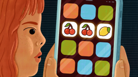 What makes a person keep playing a video slot machine? Some of the same features that make children stay on social media apps or video games for too long.