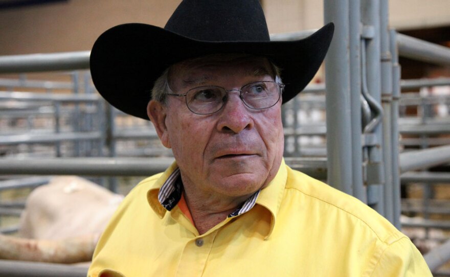 Doug Hunt breeds world-record longhorns at his ranch in St. George, Utah. He was a big winner at the Horn Showcase in Fort Worth, Texas, last month.