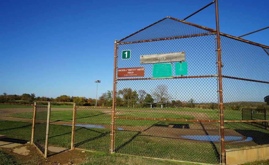 For generations, the children at Turner Station played baseball at Fleming Park, says Bannerman. Now, the fields don't see much use because of flooding.