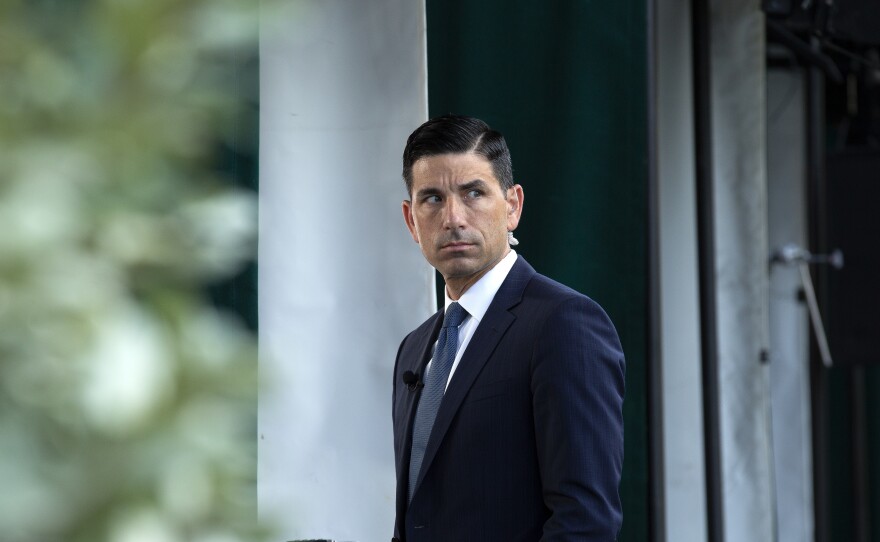 Chad Wolf, acting secretary of the Department of Homeland Security, outside the White House in Washington, D.C., last week.