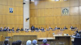 San Diego's City Council chambers.