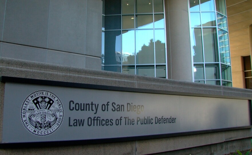 An undated photo of the exterior of the San Diego County Office of the Public Defender.