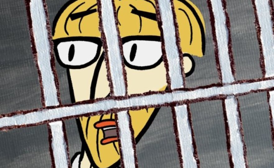 The bars were part of the handmade elements in "Death Row Diet"