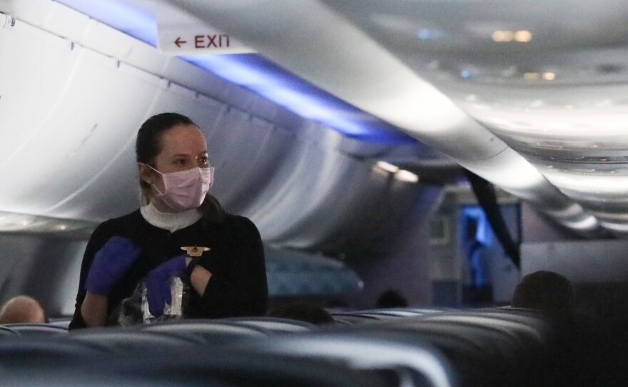 The drop in air travel has left tens of thousands of airline workers wondering what they'll do next. For some it's a career change; for others it's finding a temporary job until the industry recovers.