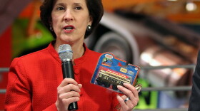 U.S. Consumer Product Safety Commission chief Inez Tenenbaum says she's "seen too many recalls on cribs." She plans to ban all drop-side cribs. Here, she visits a Toys 'R' Us store to discuss toy safety.