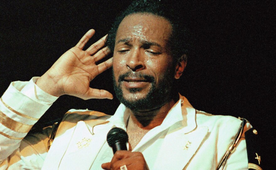 Singer Marvin Gaye released his song, "What's Going On?" in 1971. Here, Gaye performs at Radio City Music Hall in New York in 1983.