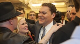 Carl DeMaio embraces supporters at the U.S. Grant in downtown San Diego, Nov. 4, 2014.