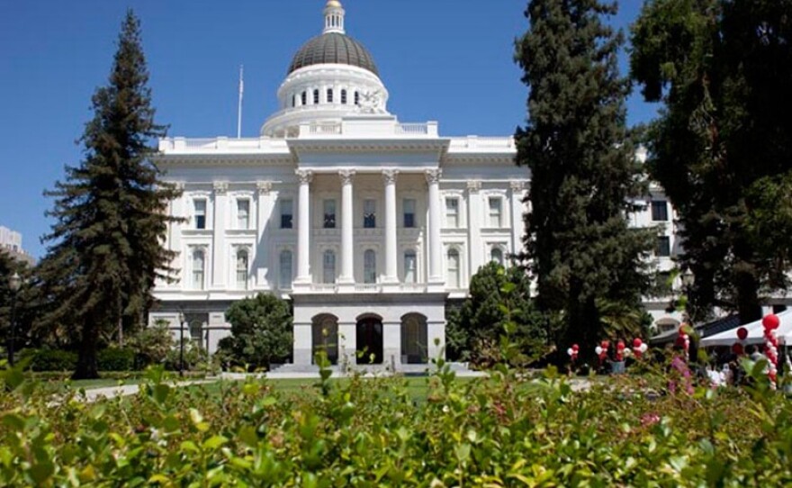 The California Capitol in Sacramento is seen in this undated photograph.