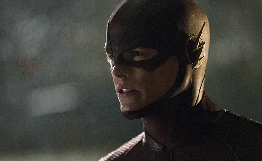 Grant Gustin as Barry Allen/The Flash on The CW's The Flash.