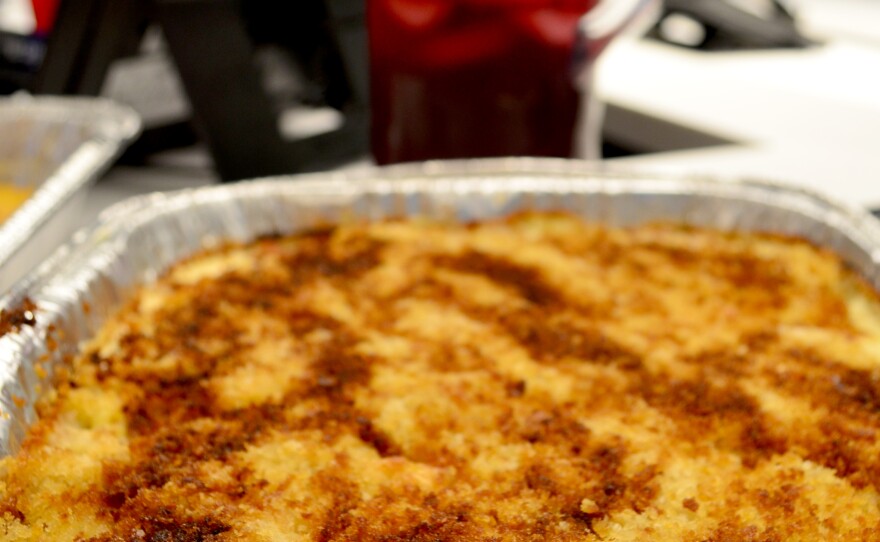 The Mac and Cheese and Hibiscus Aid were prepared by Rock Harper of DC Central Kitchen.