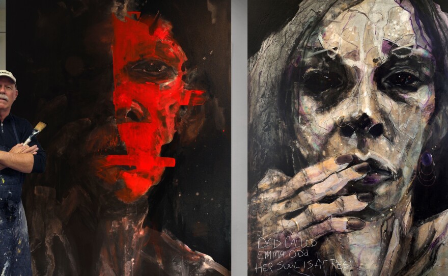Artist William Stoehr says he wants his portraits to show that addiction affects everyone, and to prompt the sort of conversations that people began having about HIV/AIDS decades ago.