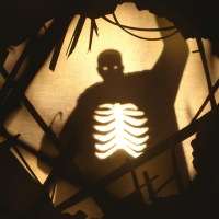 One of the shadow puppets in new "Candyman" film.