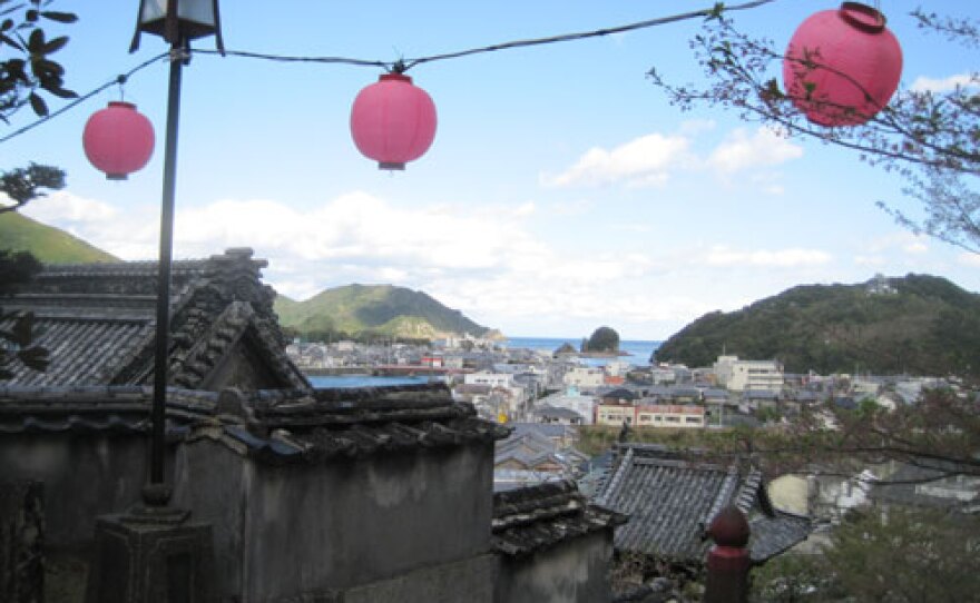 A skyline shot of Shikoku, Japan.