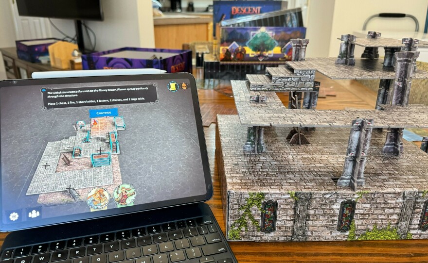 A handy app instructs you how to build encounters room-by-room across a massive campaign.