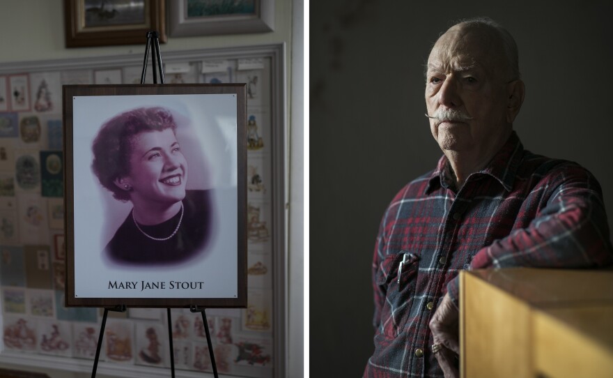 Norman Stout (right) has been waiting 36 years to see the execution of John Stumpf, the man convicted of murdering Stout's wife, Mary Jane. The federal case involving Stumpf has centered on evidence showing that inmates' lungs fill with fluid as they are being executed.