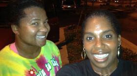 Members of Black Girls Run, San Diego Chapter after a run at Liberty Station.