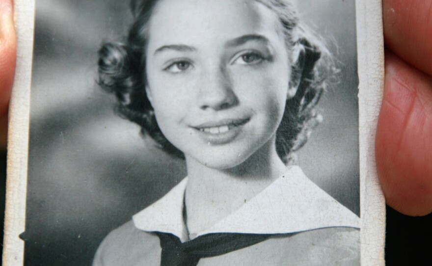 A school picture of young Hillary Rodham in the late 50s, when she would have been around 11 years old.