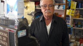 Ernesto Chavez, 74, has run this stationary shop in downtown Nogales, Ariz., for most of his life. He says he's never seen business so bad. Sales are down 50 percent.