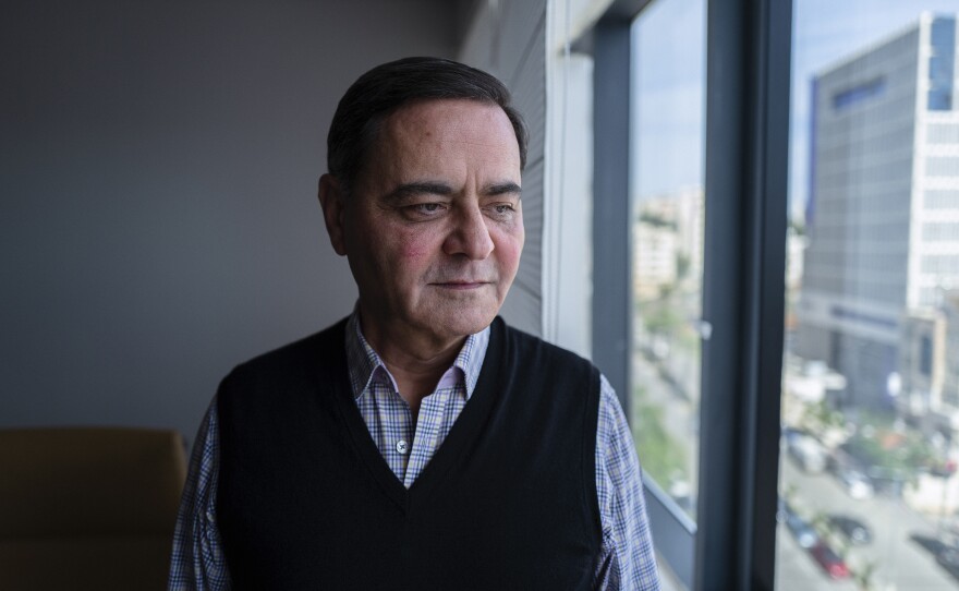 Samir Hulileh is a leading economist and former CEO of the largest holding company in the Palestinian territories. He worries that if the Palestinian Authority can't pay its security forces, someone else — like Hamas or other militants — might try to recruit them.