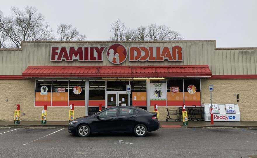 York's Family Dollar store is centrally located in town. The closure has created a shopping challenge for residents without cars.