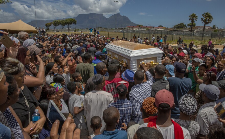 Rashied Staggie was assassinated on Dec. 13, 2019. Staggie founded the Hard Livings gang in Manenberg with his twin brother, Rashaad, in 1971. The Staggies were central in the development of Manenberg's gangs. They are heroes to many, but nearly everyone in Manenberg can trace the violence in their lives to this ongoing legacy of gang warfare. 2019.