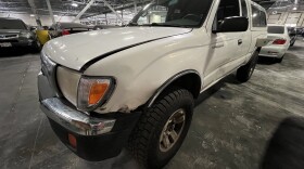My 1999 Toyota Tacoma was stolen, crashed, and stripped for parts.