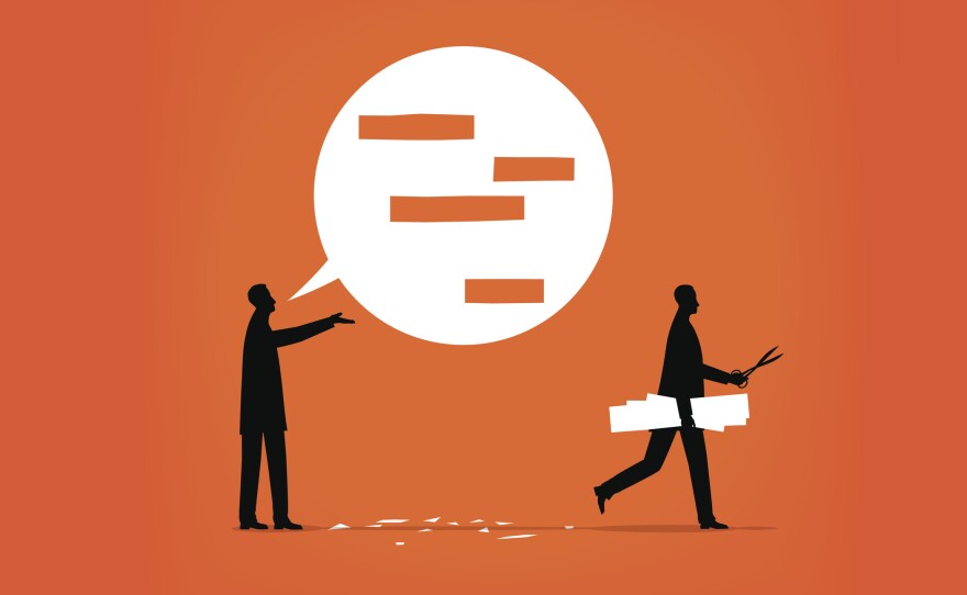 Linguist Geoff Nunberg argues that the media's decision to bleep or otherwise block out a particular word can result in concealing information the public needs to know.