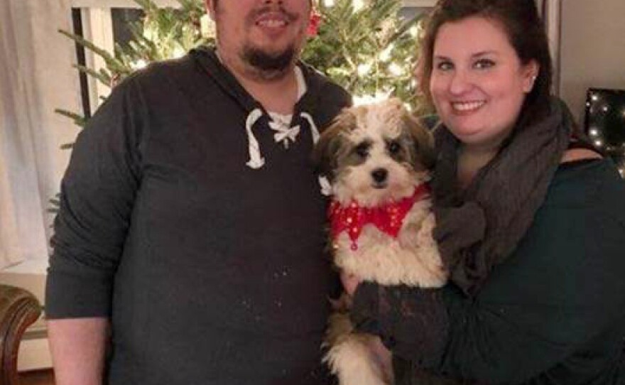 Angela Padula and Dennis Bradt became engaged in early February. On May 13, Bradt died of a heart attack as doctors tried to coax him off a ventilator.