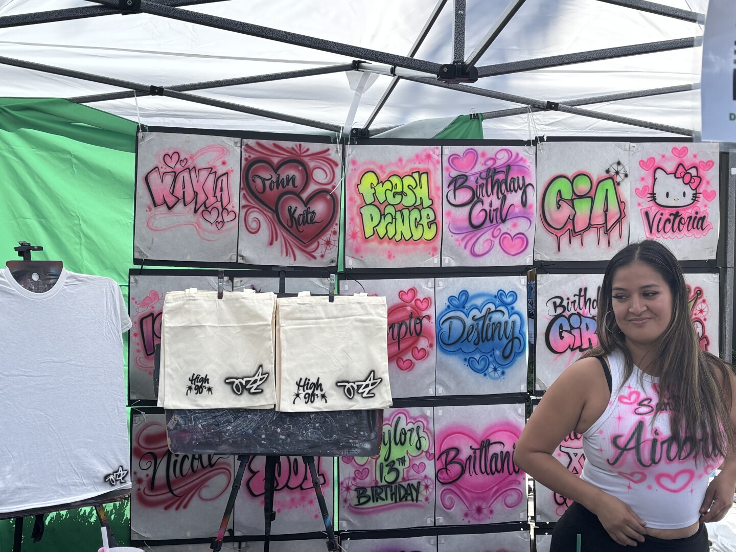 Airbrush art done by Airbrush San Deigo outside of Chula Vista City Hall on Sept. 27, 2025