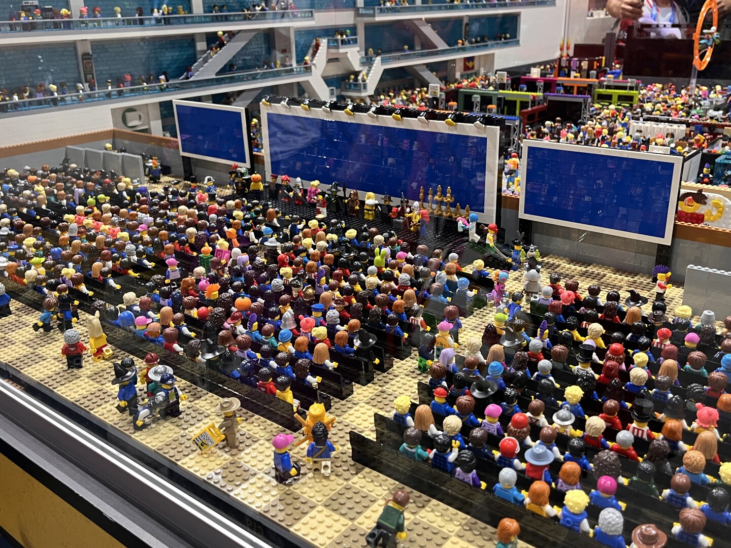 LEGO Comic-Con people attend the LEGO Eisner Awards on July 25, 2025.
