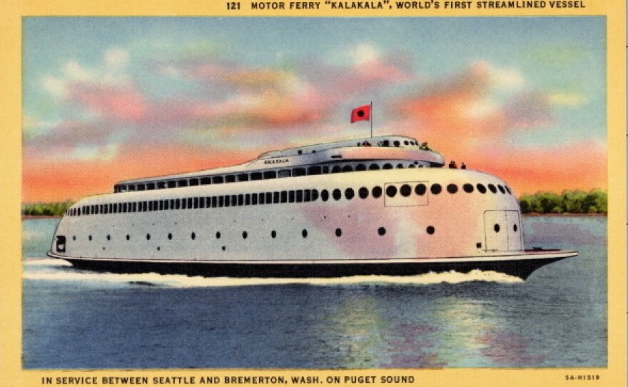 When it debuted in 1935, the Kalakala was the fastest and largest ferry on Puget Sound.