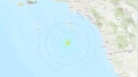 A magnitude-4.3 temblor struck just south of San Clemente Island at 3:47 a.m. Wednesday, June 5. 2019.